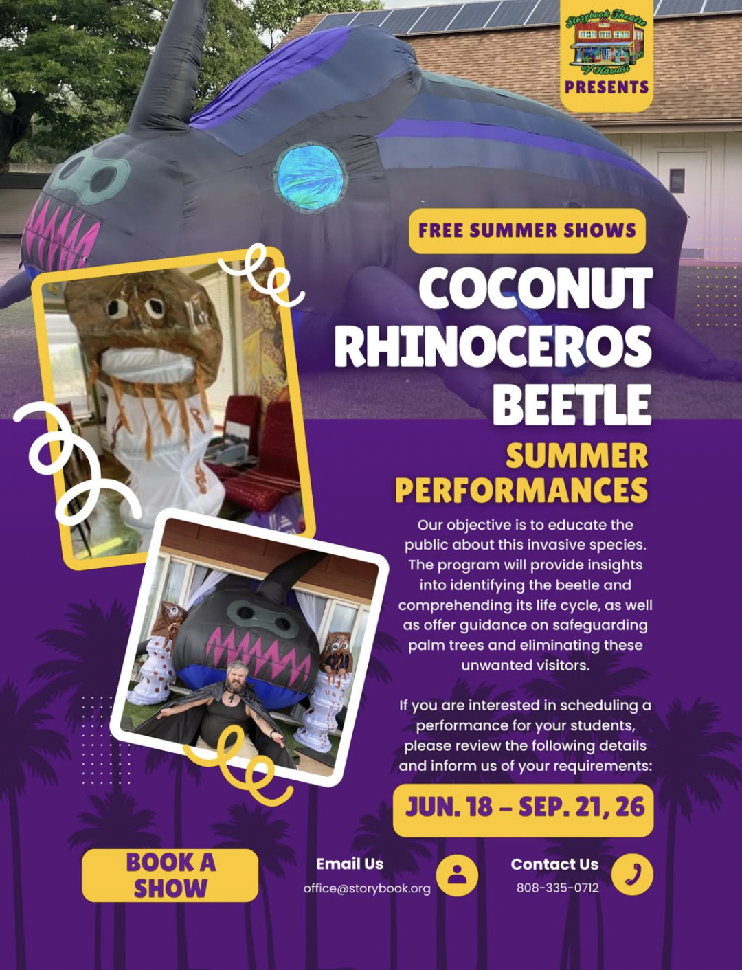 FREE Storybook Theater Shows for Kids ft. CRB Education through 9/21