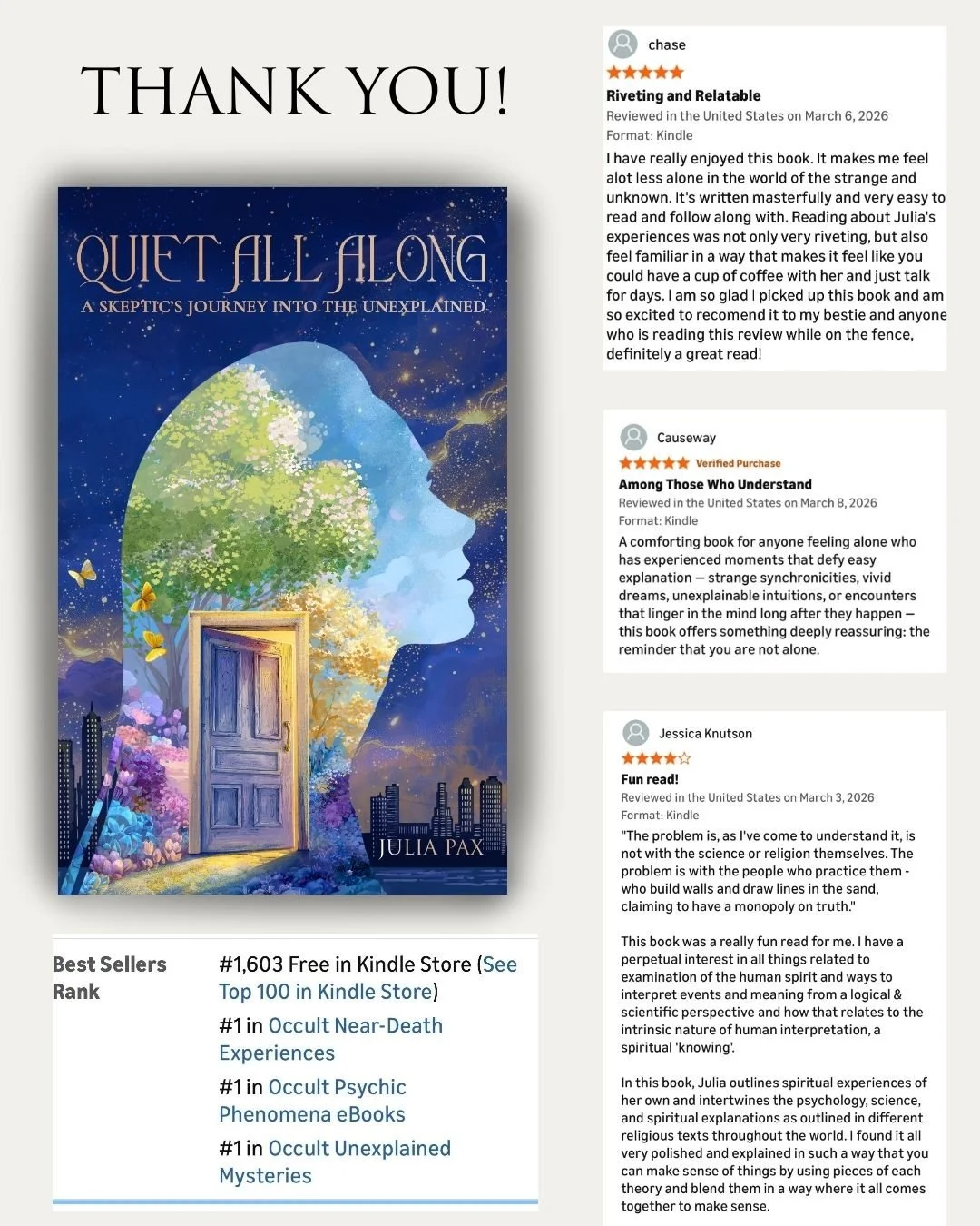 From Spreadsheets to Spirits: How a Skeptic’s Memoir Hit #1 in Occult &amp; NDEs