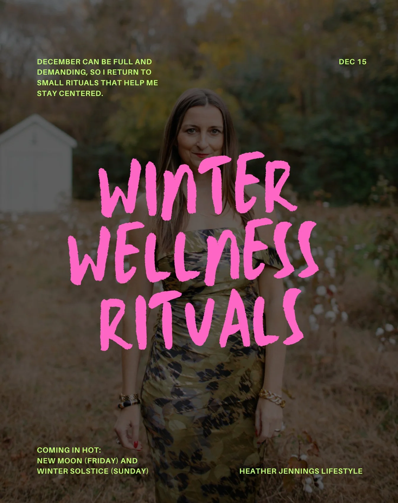 December can be full and demanding, so I return to small rituals that help me stay centered. A few minutes of breathwork, warm tea, gentle stretches, and quiet moments with my sketchbook.

These practices soften the pace and bring focus back to the b