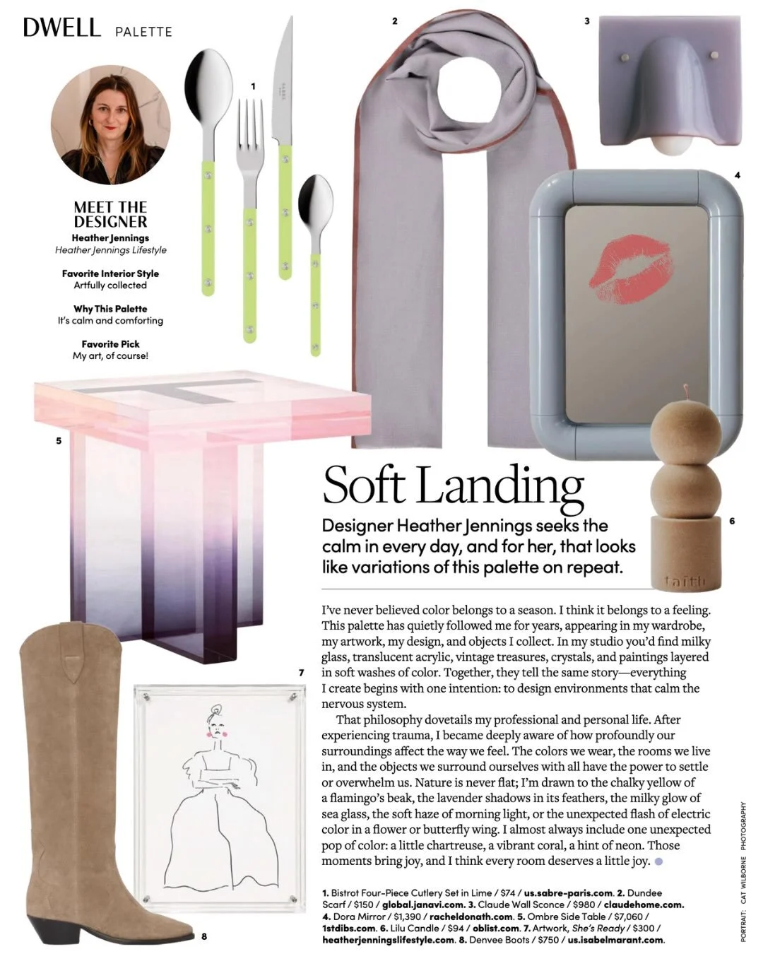 Still on newsstands through the end of October! 💜

I&rsquo;m so happy to have my work featured in the September/October issue of @hddmagazine_tri 

The feature, &ldquo;Soft Landing,&rdquo; is a little look into my world of color, art, interiors, and