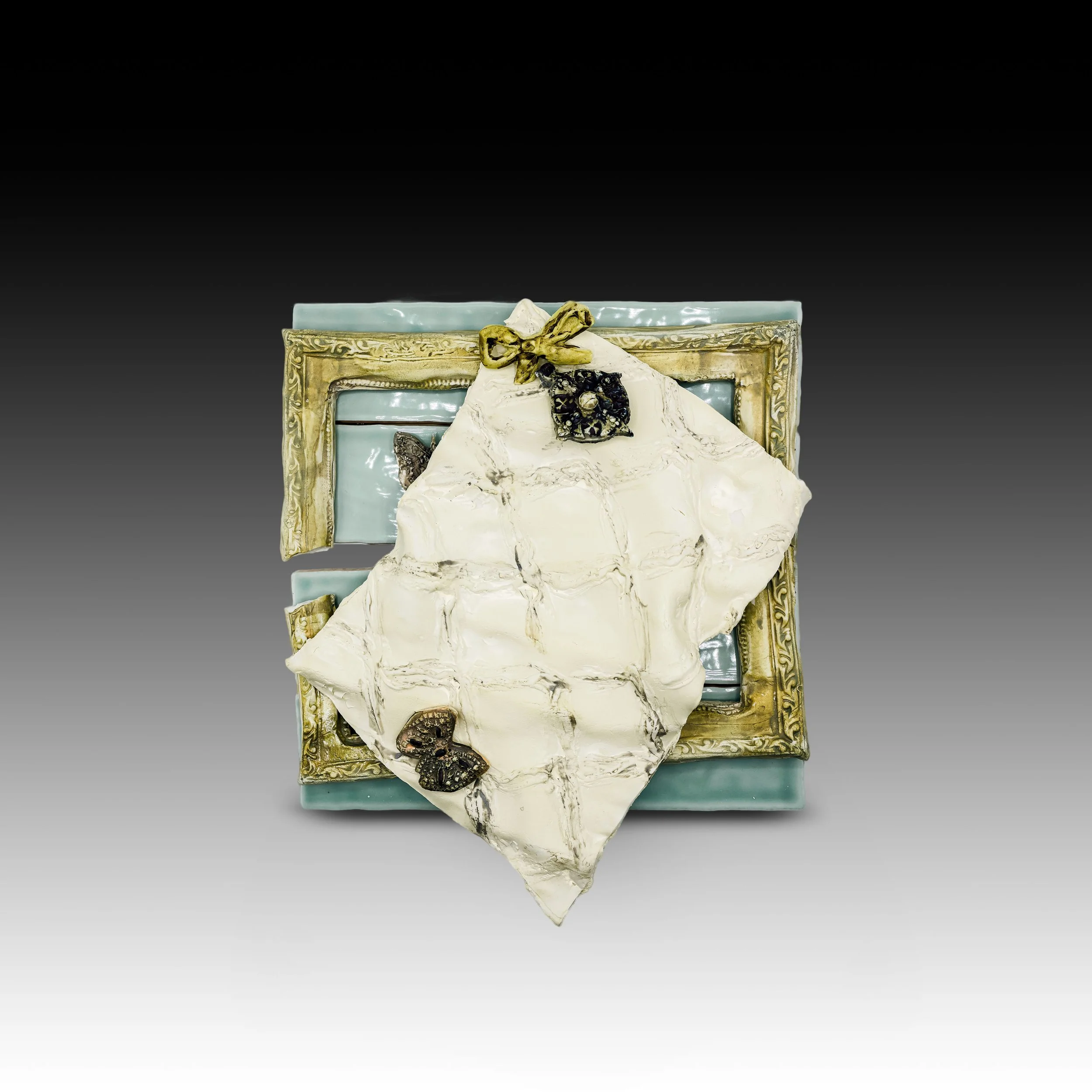 WHAT HAPPENED HERE? | 12-1/2" x 11" x 3-1/4 | $300