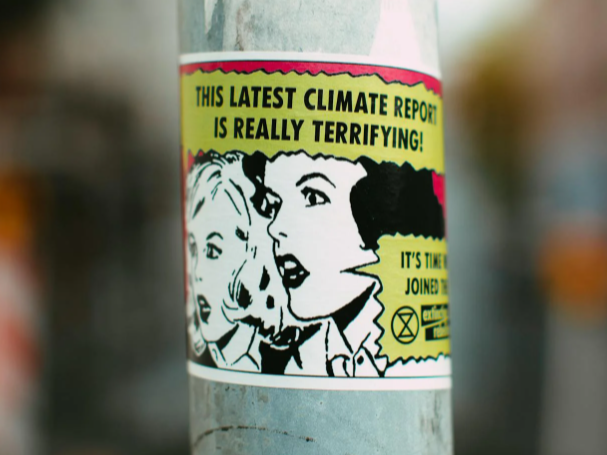 Small-format snipe posters installed near transit stops and city walkways