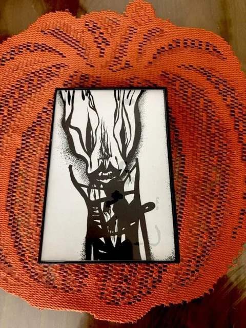Artist Raven Ramirez Cantu - abstract portrait
