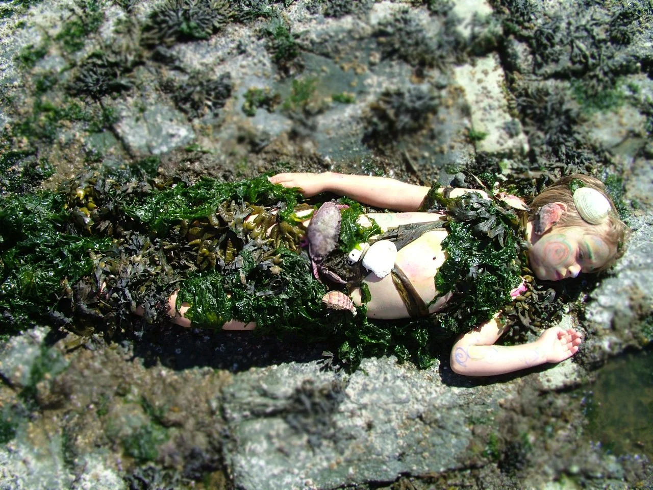 mermaid on the beach