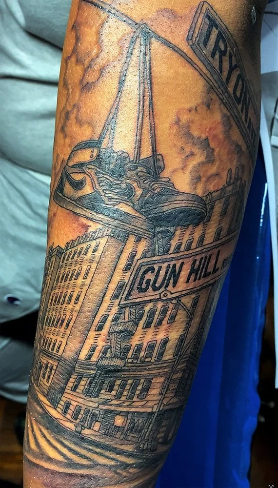 Albert T. Colon of Dudes Tattoos - Gun Hill Rd, tattoo