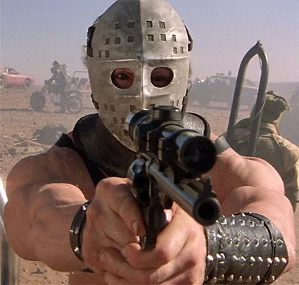 Lord_Humungus with his iconic pistol.