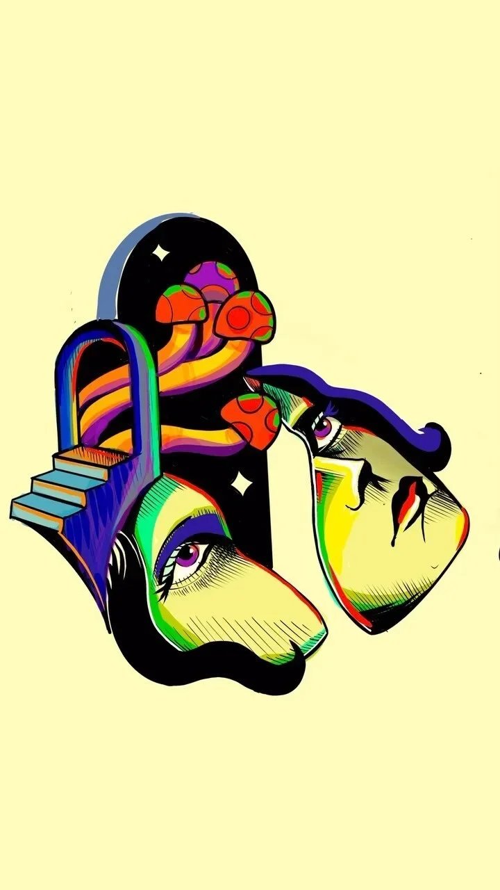 surrealist drawing by Ella Baer