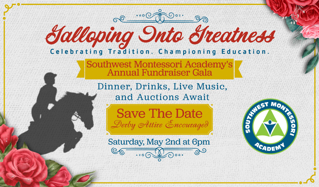 graphic design sample for fundraiser gala