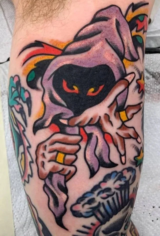 wizard tattoo - Traditional Tattoo Berlin - Tattoos by Mariano