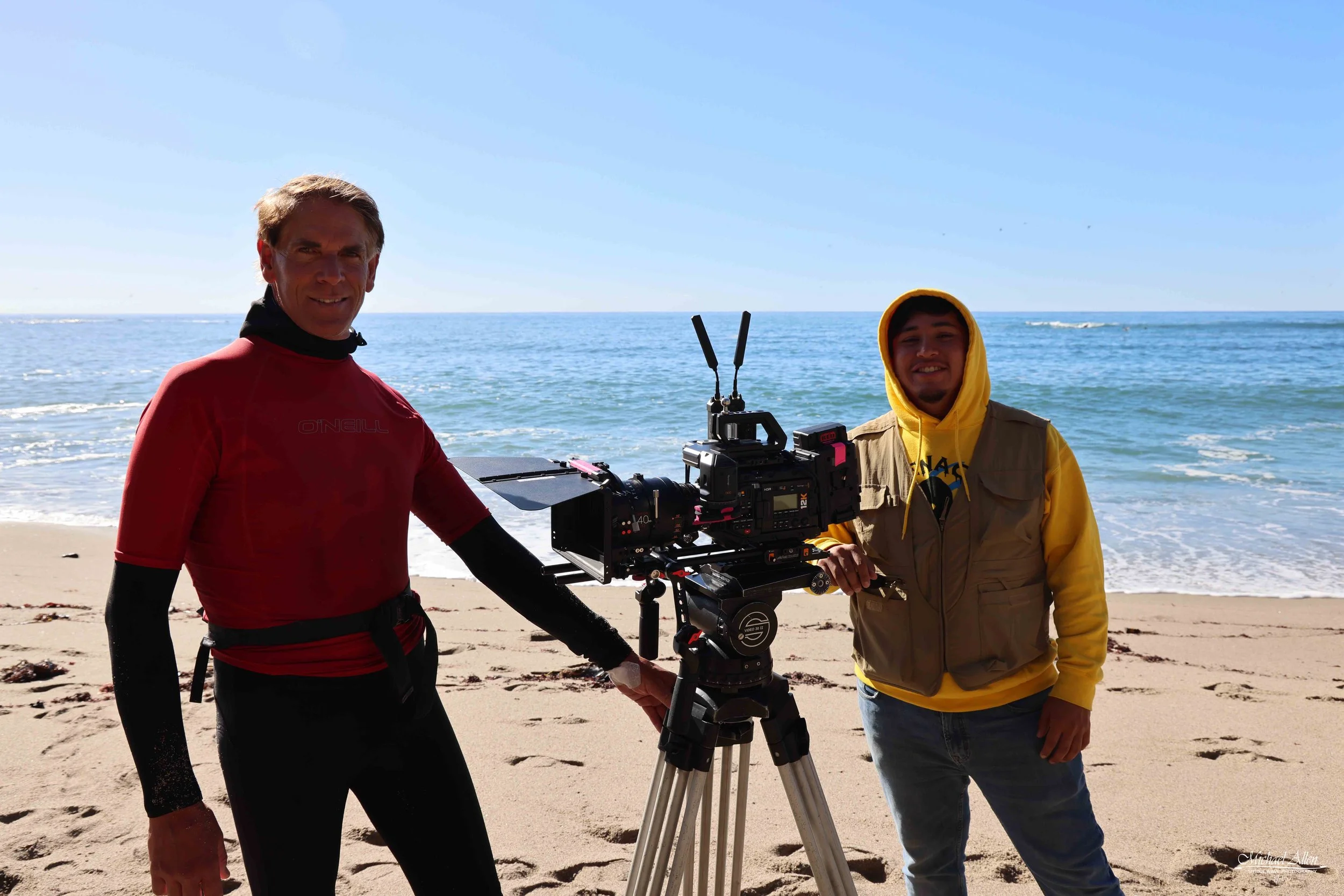 A Long Road to Tao_BTS-camera on the beach