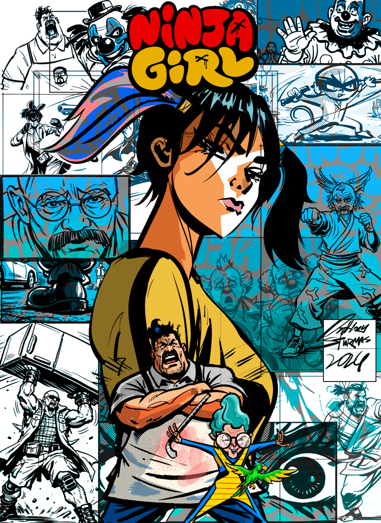 Ninja Girl - Illustration