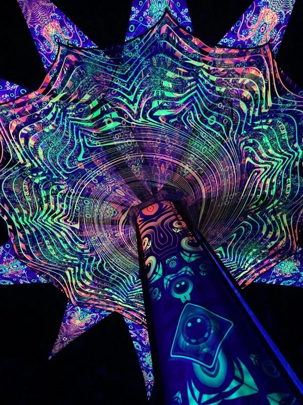 UV Art by ShivaOm - psychedelic