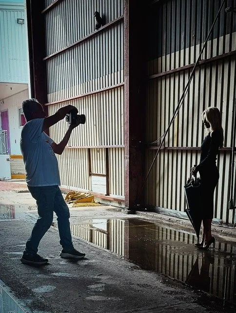 Model Raven Ramirez Cantu at photoshoot