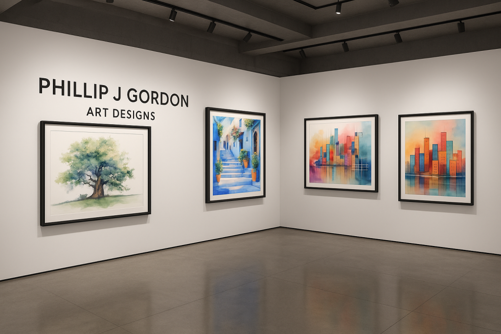 Abstract Artist Phillip J Gordon on Mixed Media, Watercolor and Digital Art Prints