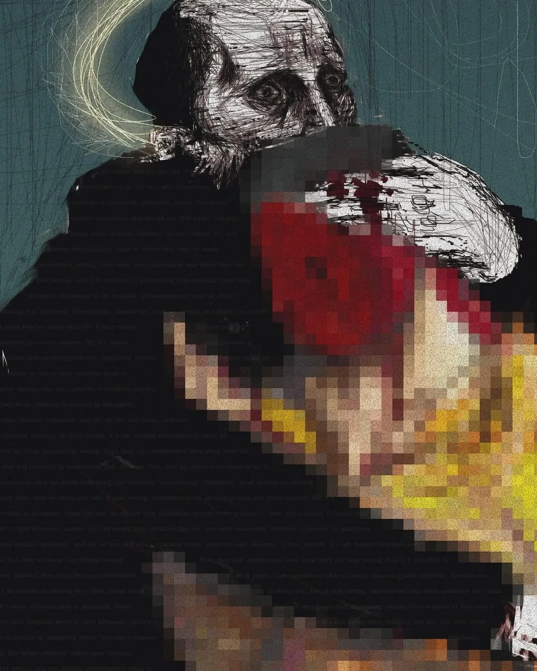 Artist Rendyl James Lazala-creepy art - Ivan the Terrible and Son.