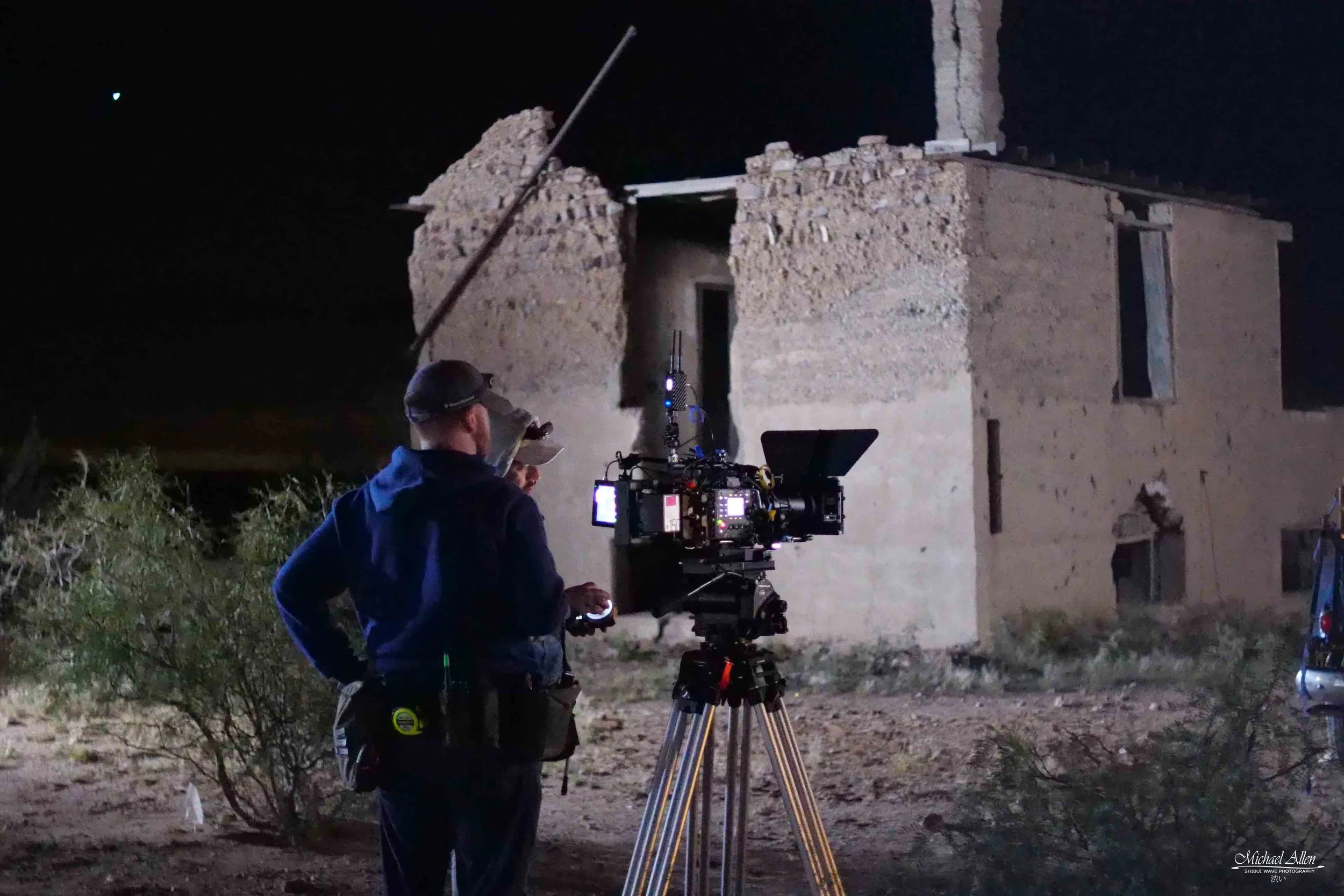 A Long Road to Tao_BTS-camera gear at night