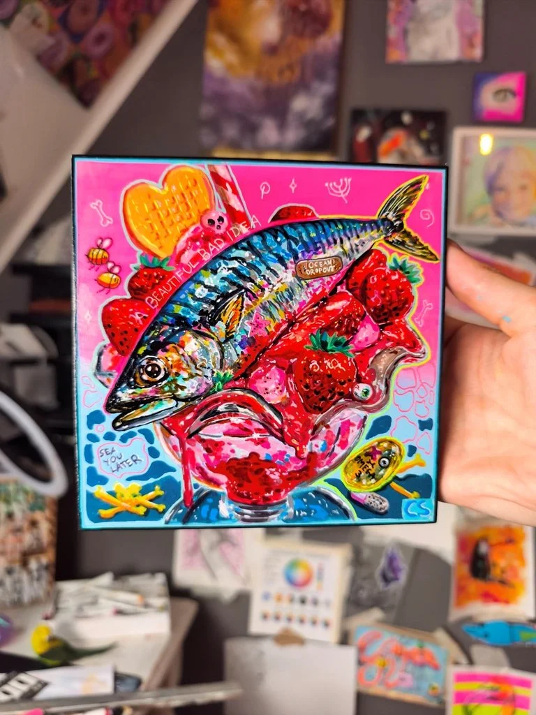 hand drawn postcard by Claudia Schmidt_artist