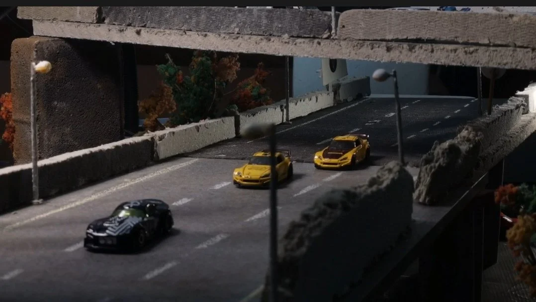 dicast cars being used for stop motion animation
