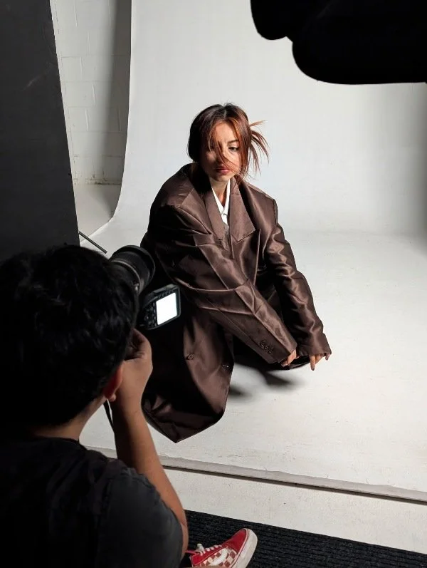 Model Raven Ramirez Cantu at photoshoot