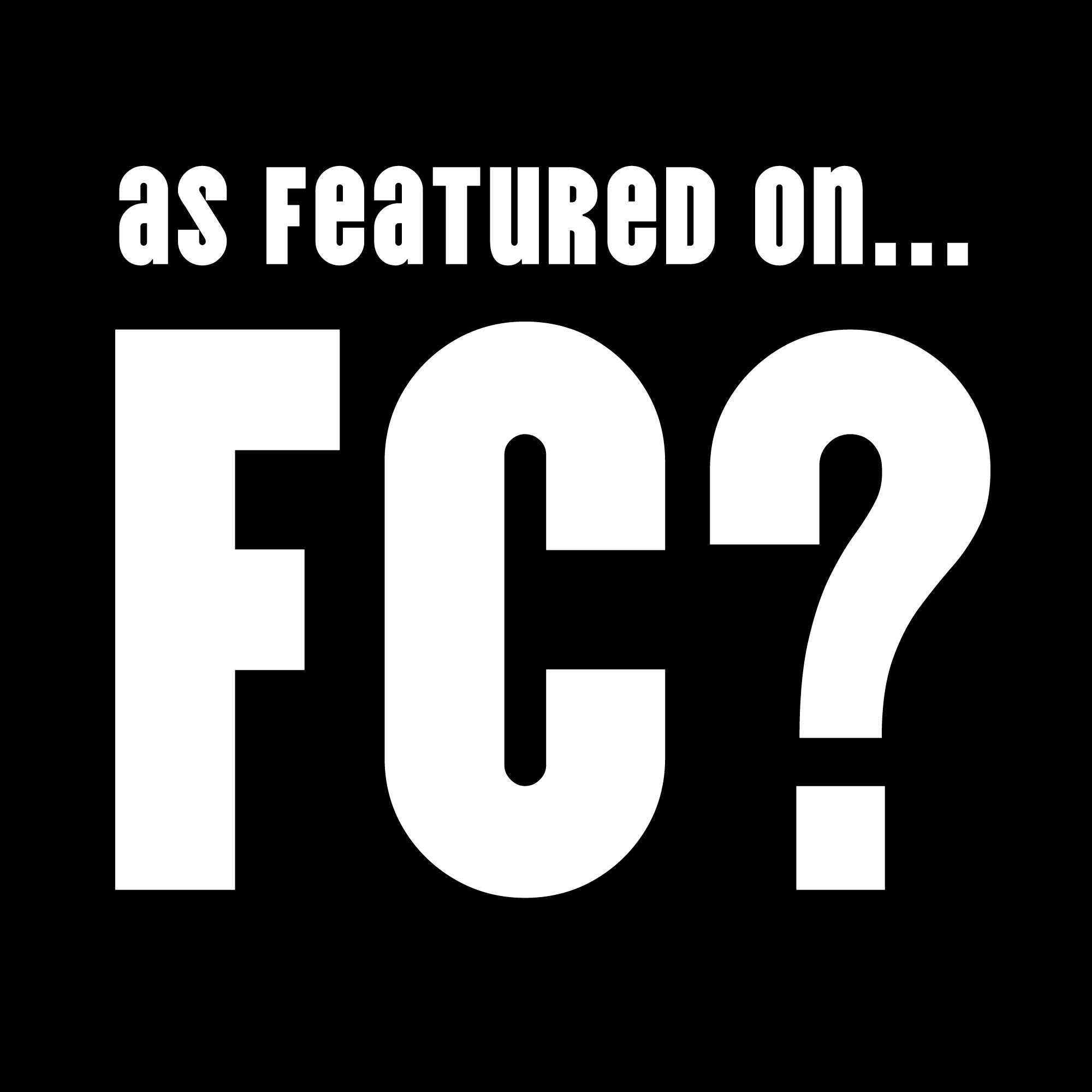 As Featured on FC? website badge