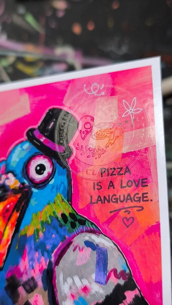hand drawn postcard by Claudia Schmidt_artist