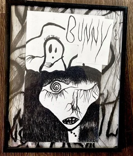 Artist Raven Ramirez Cantu - abstract portrait