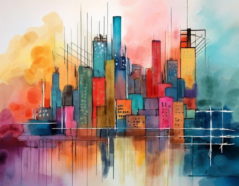When Architecture Meets Watercolour: A Journey into Architectural Influences