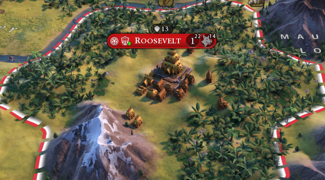 screenshot from Civilization VI video game
