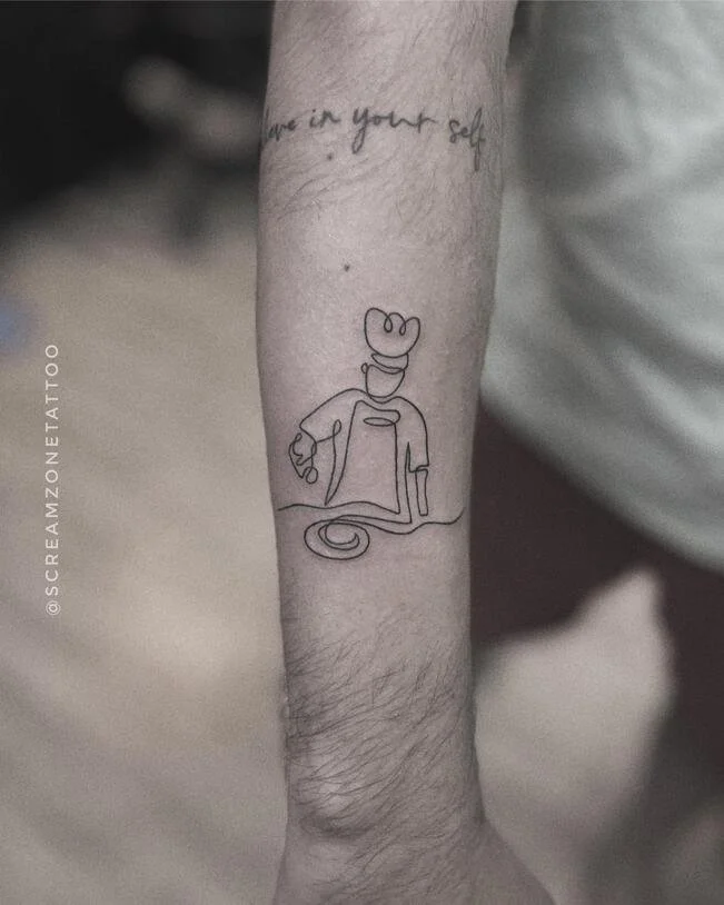 fine line tattoo