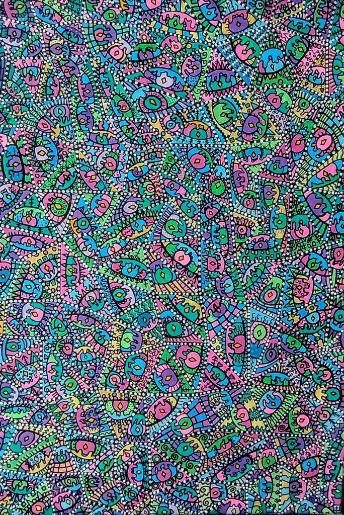 geometric, surreal artwork by Magsta