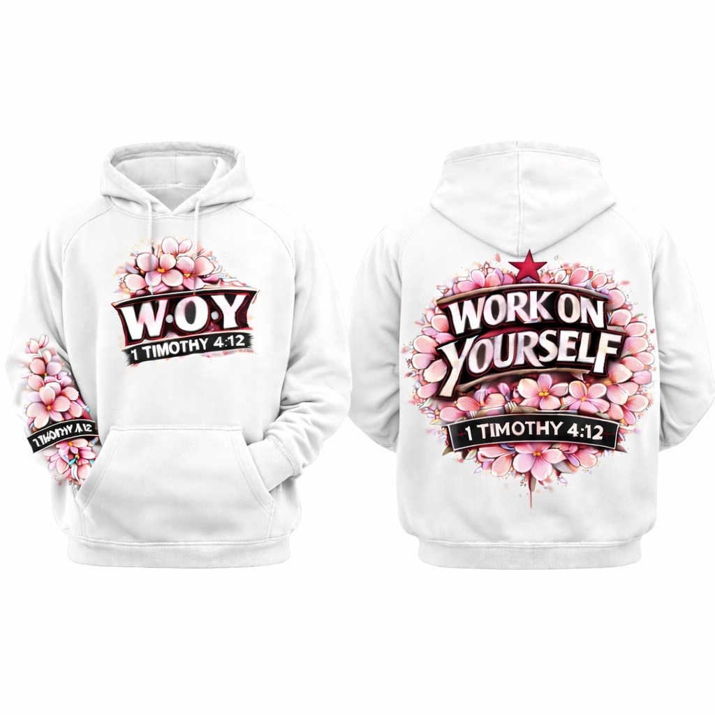 Work On Yourself™ Blossom Hoodie