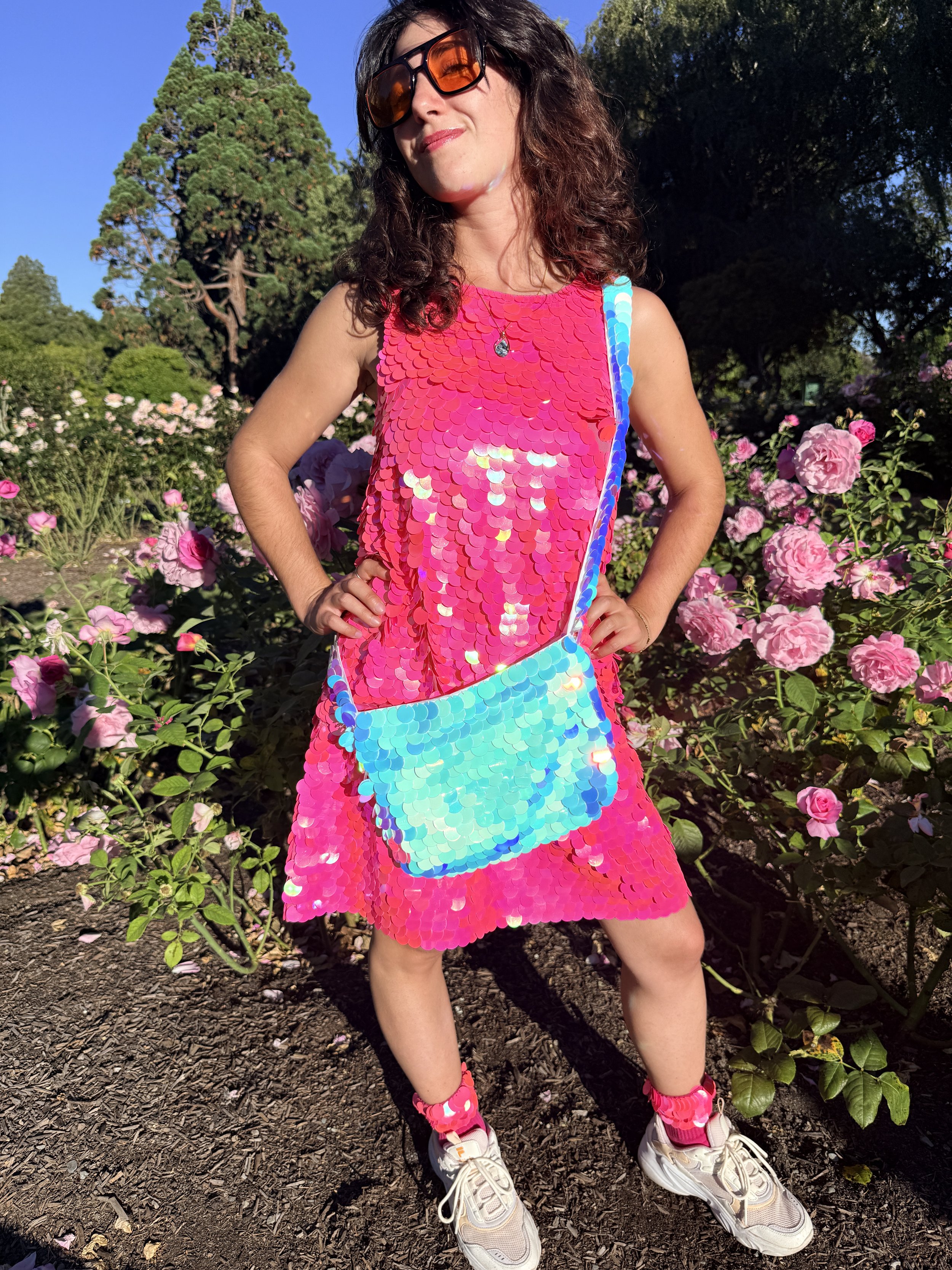 Sequin Festival Bag Cross Body style