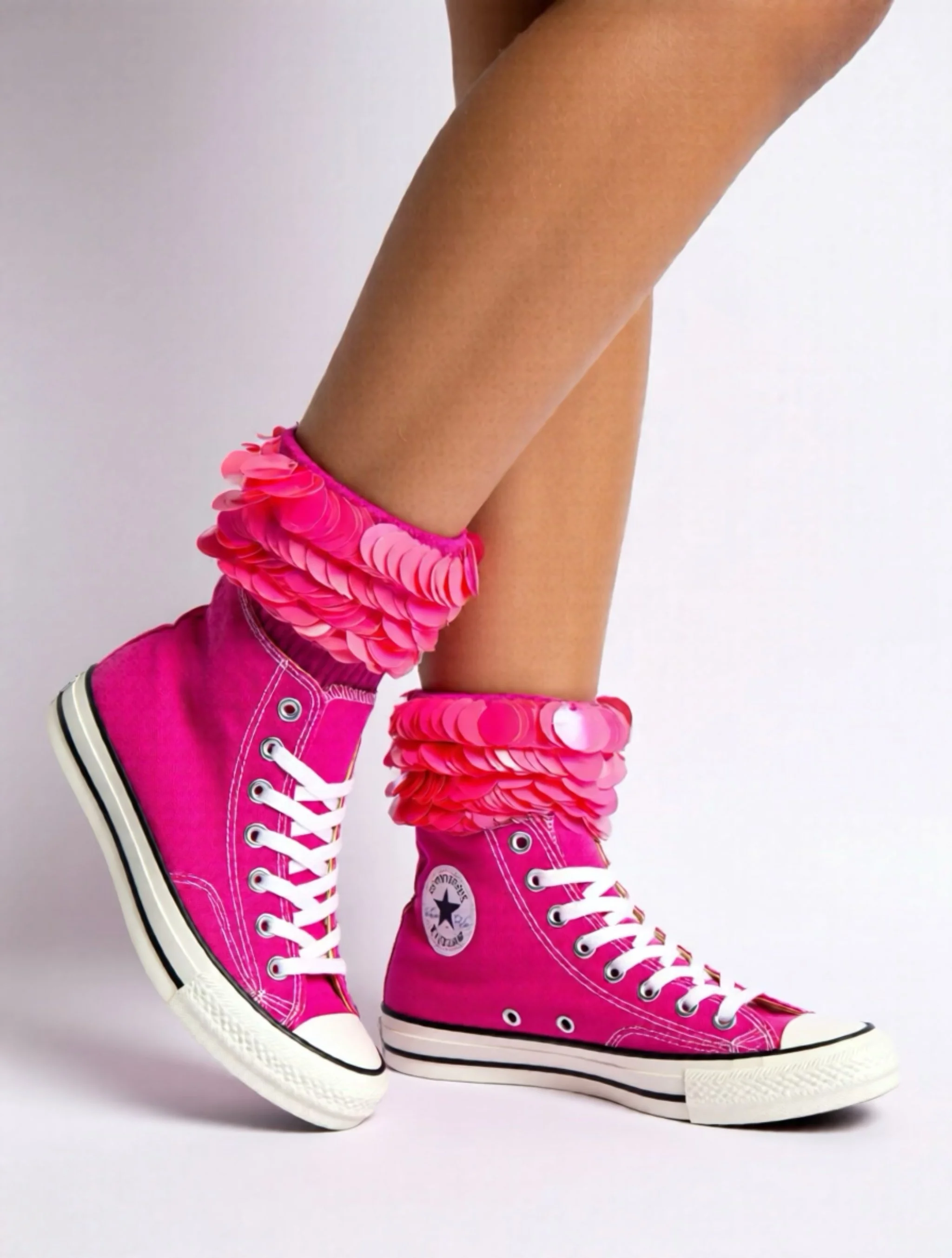 Nova sequin disco socks festival wear