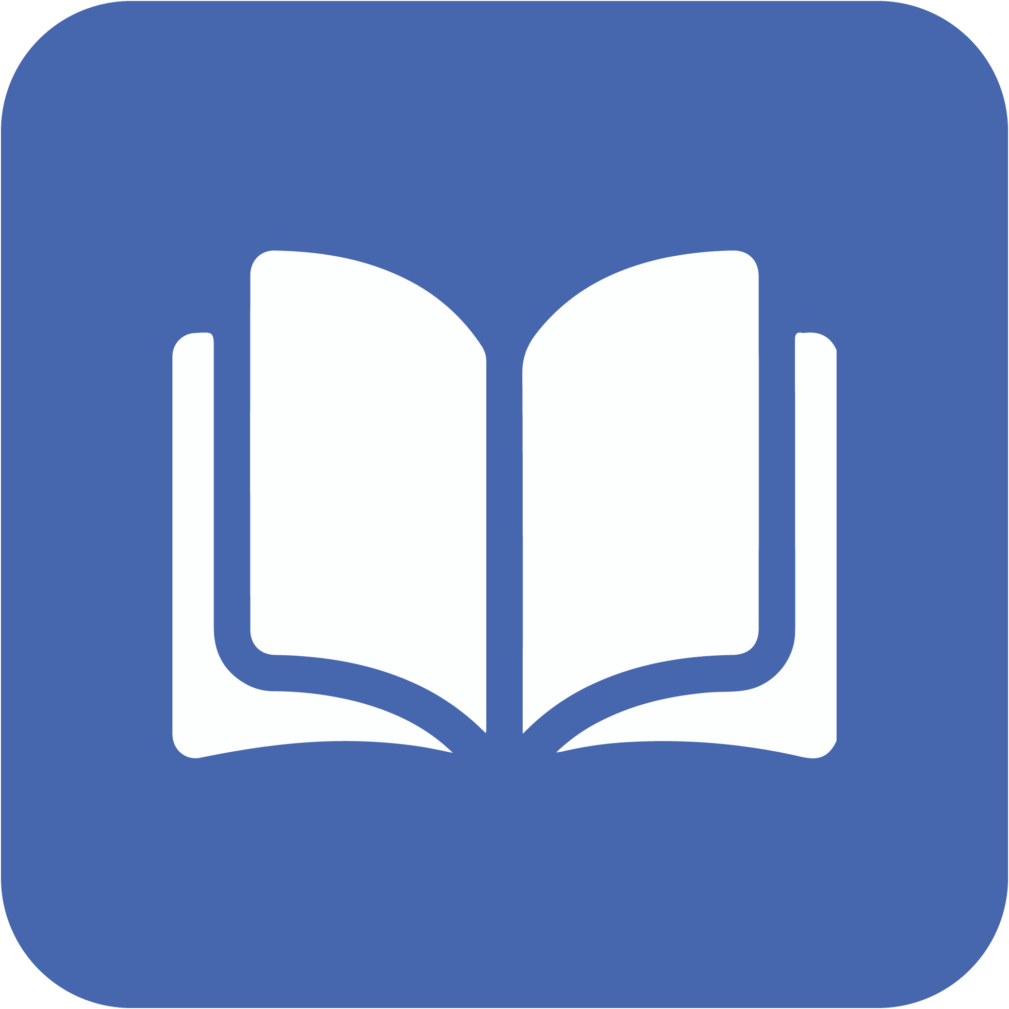 Printed book symbol