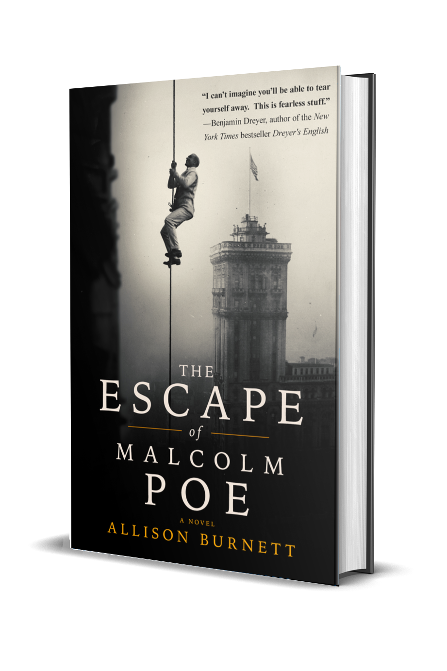 Cover of The Escape of Malcolm Poe by Allison Burnett