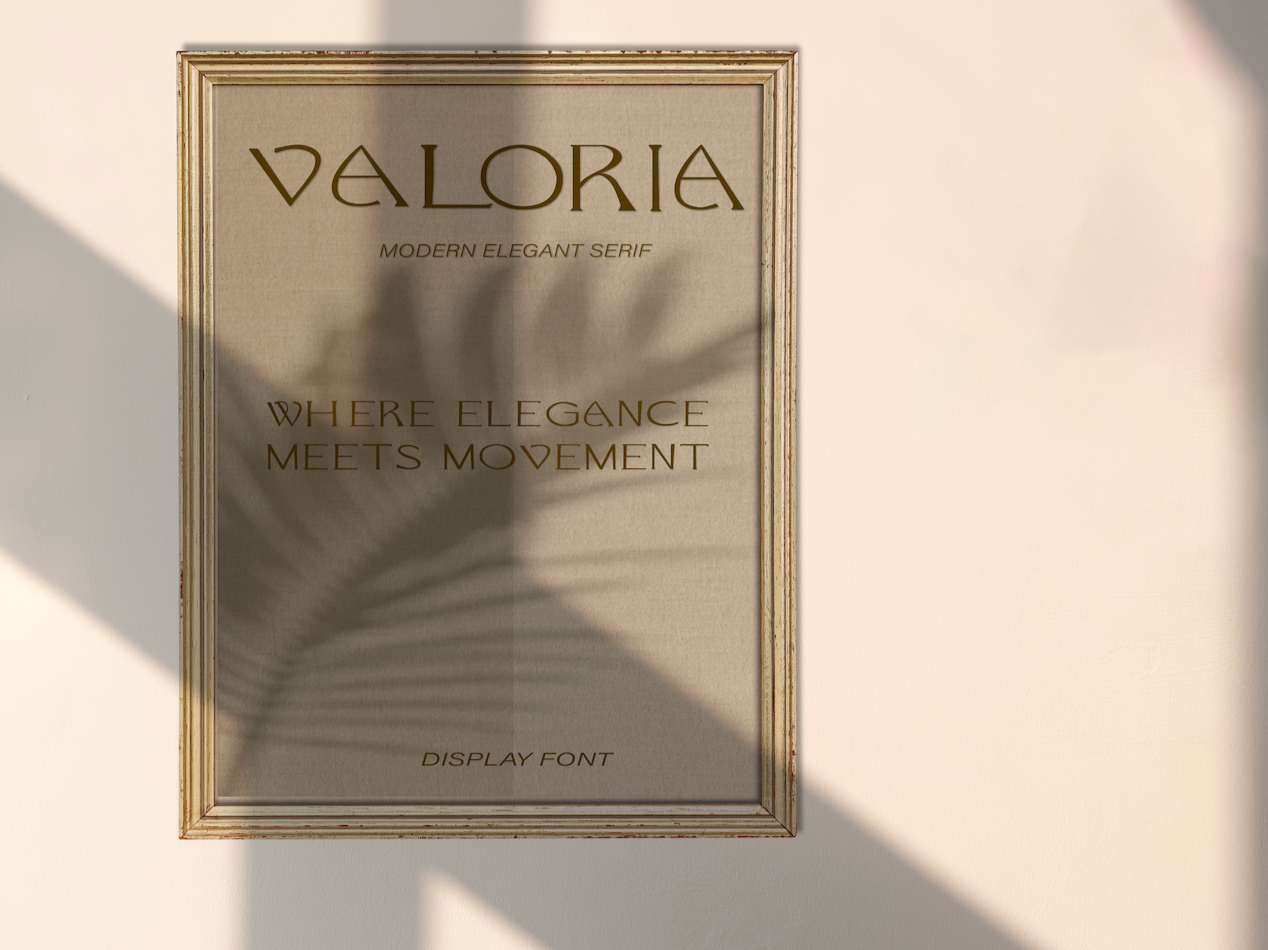 Valoria Type Face