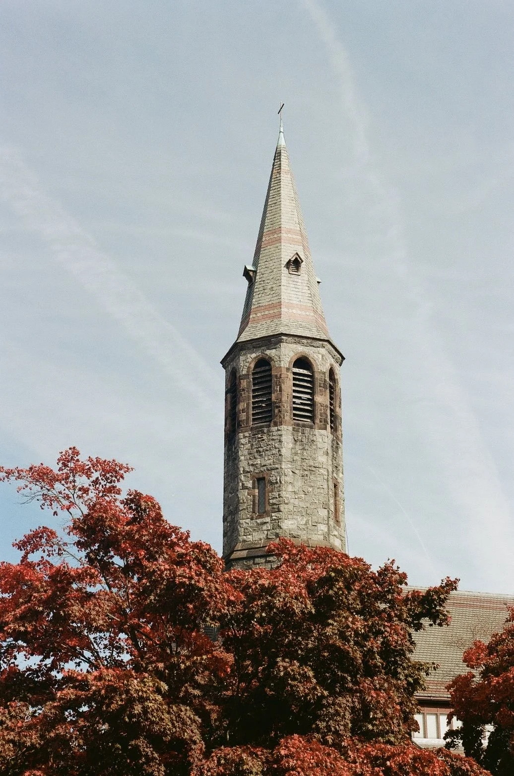 Church in autumn. 