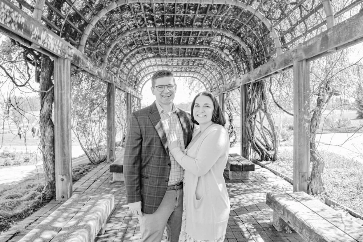 Engagement at D.C. Arboretum.