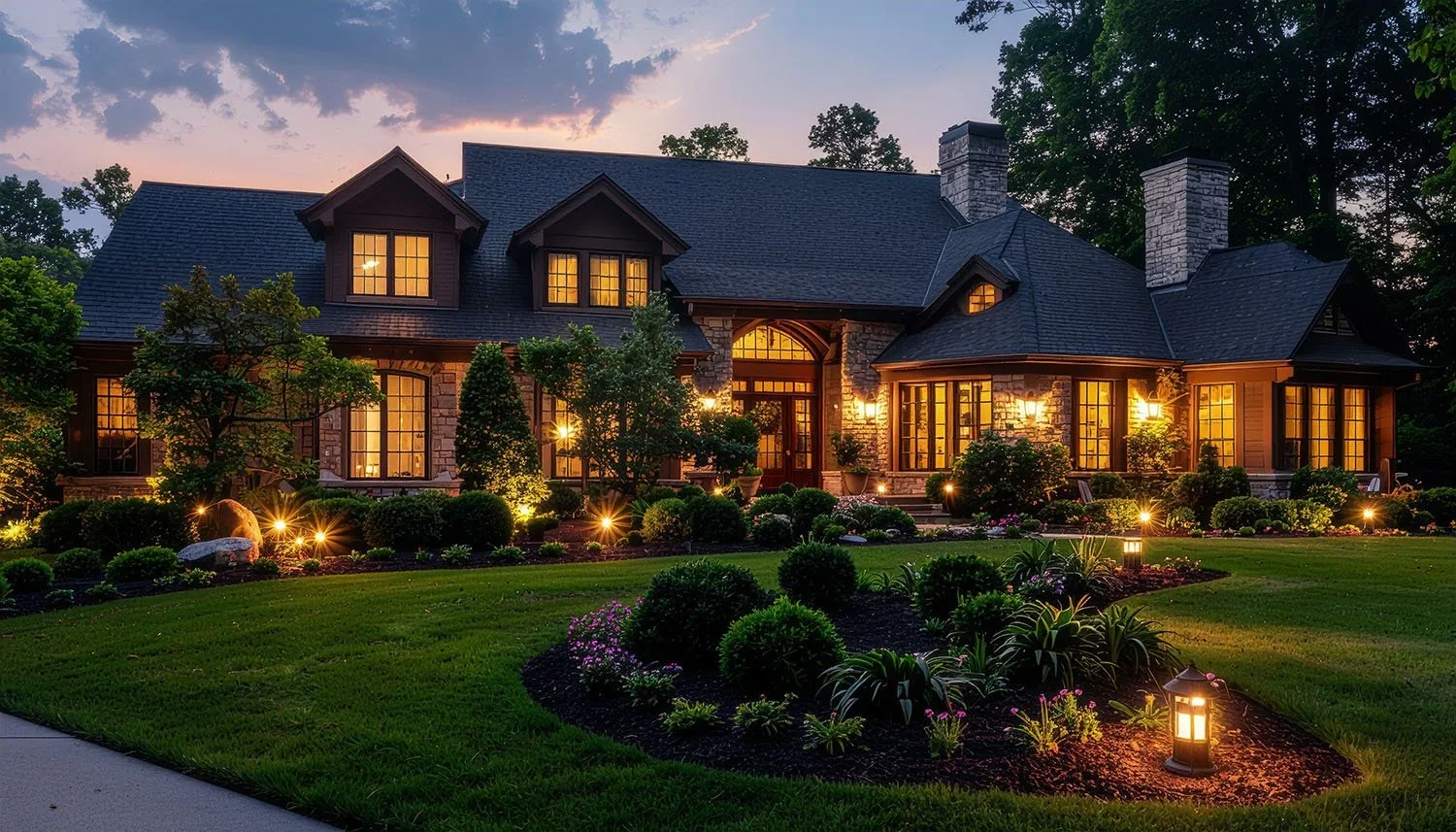 Architectural uplighting — Brentwood, TN