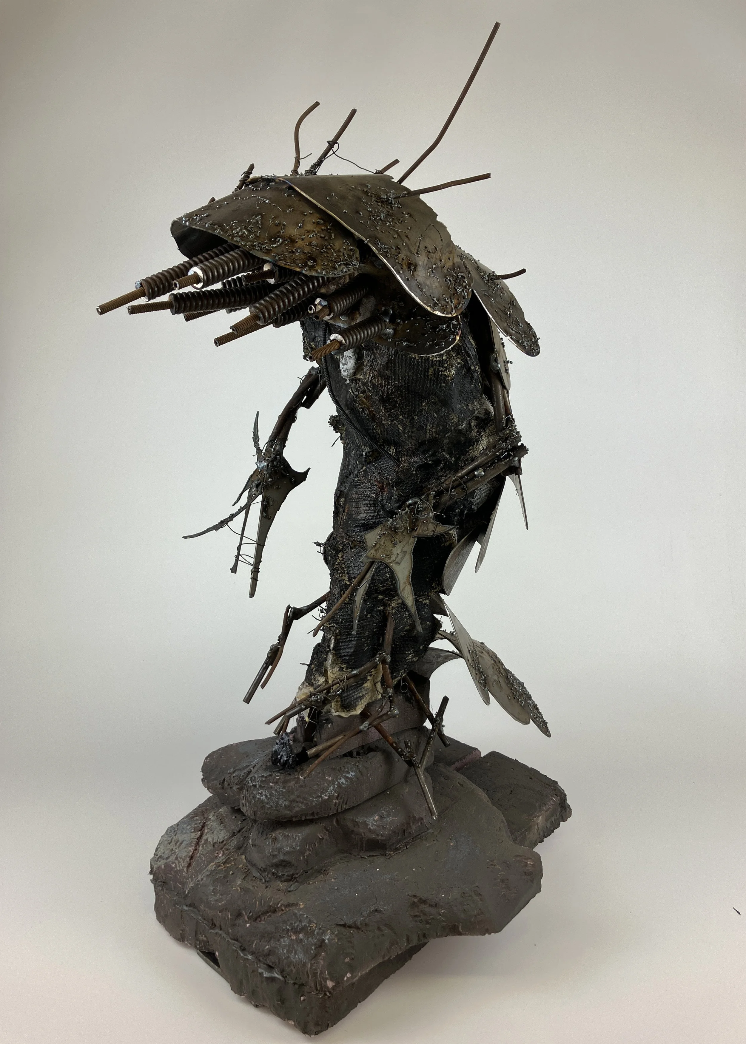 "Little Brother", 30.5"x16"x18", Steel and Latex ; Click Image for Alternate Views