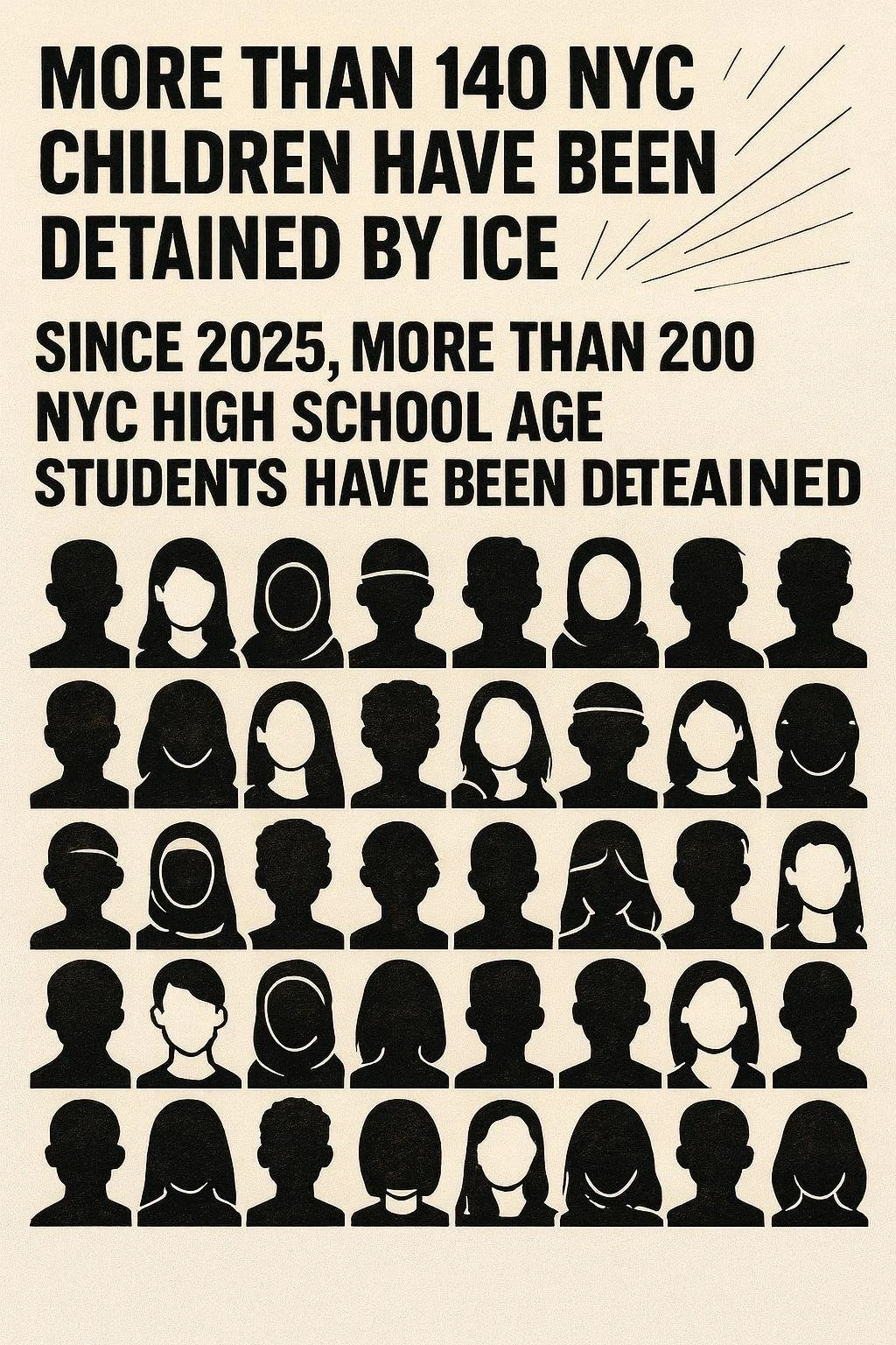 Weekly: DEDICATED TO HIGH SCHOOL STUDENTS Columbia community Silent Vigil for ICE Abducted Students 12-1pm Mondays 