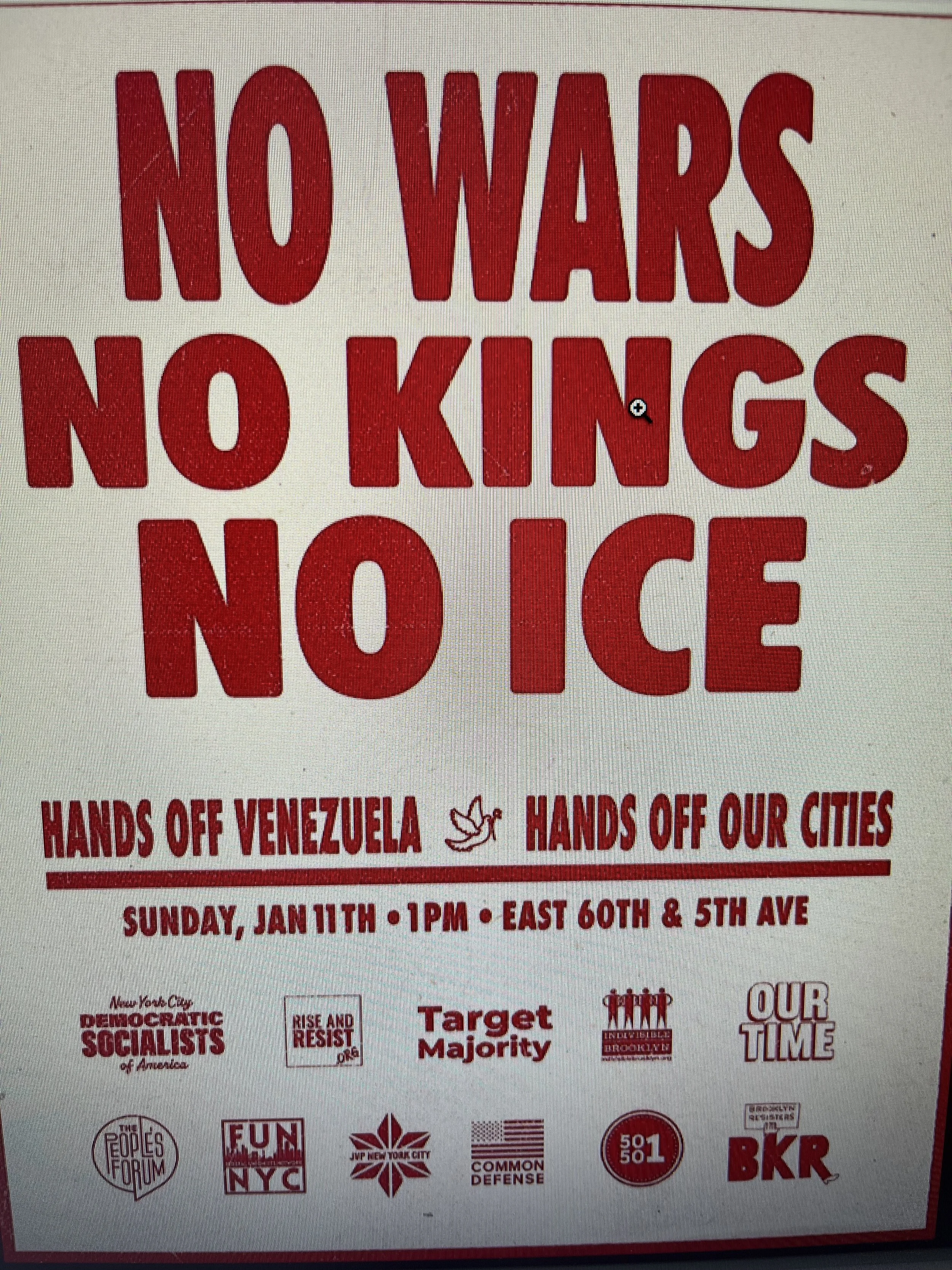 No Wars - No Kings - No ICE March 