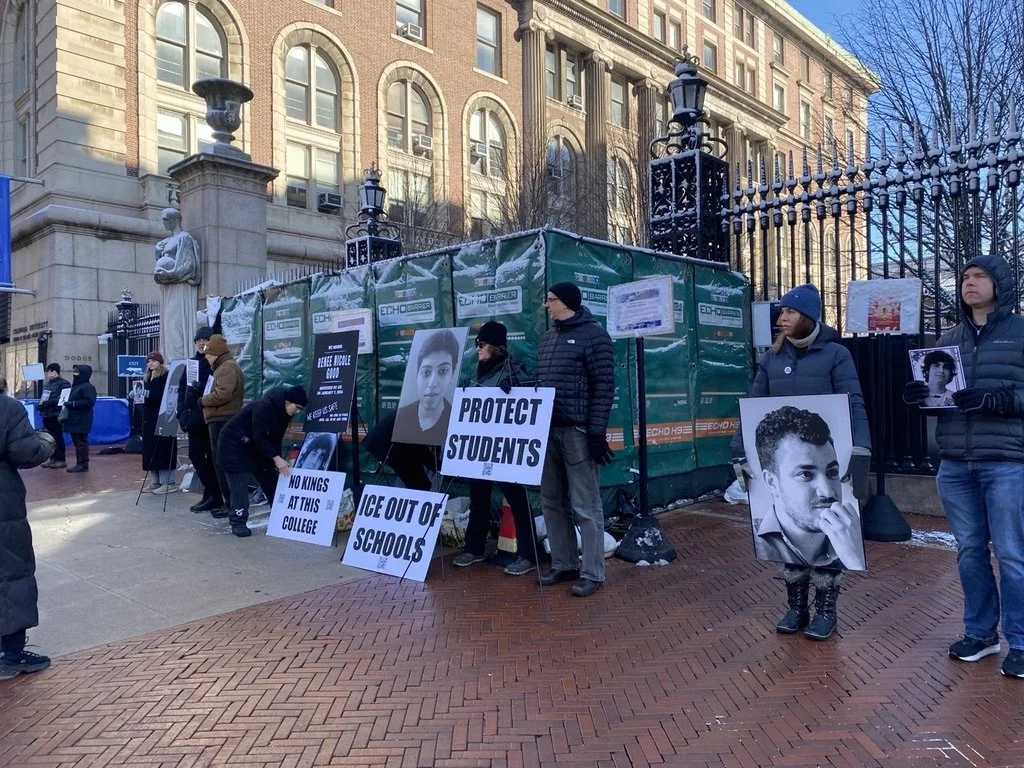 Weekly: Columbia community Silent Vigil for ICE Abducted Students 12-1pm Mondays