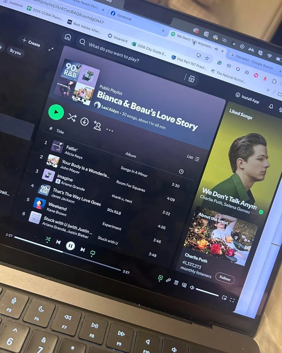 Every love story I write starts the same way, with a playlist.

Music sets the mood, shapes the characters, and helps me find the heartbeat of the story.

When I sit down to write, there&rsquo;s always a Spotify playlist waiting, filled with songs th