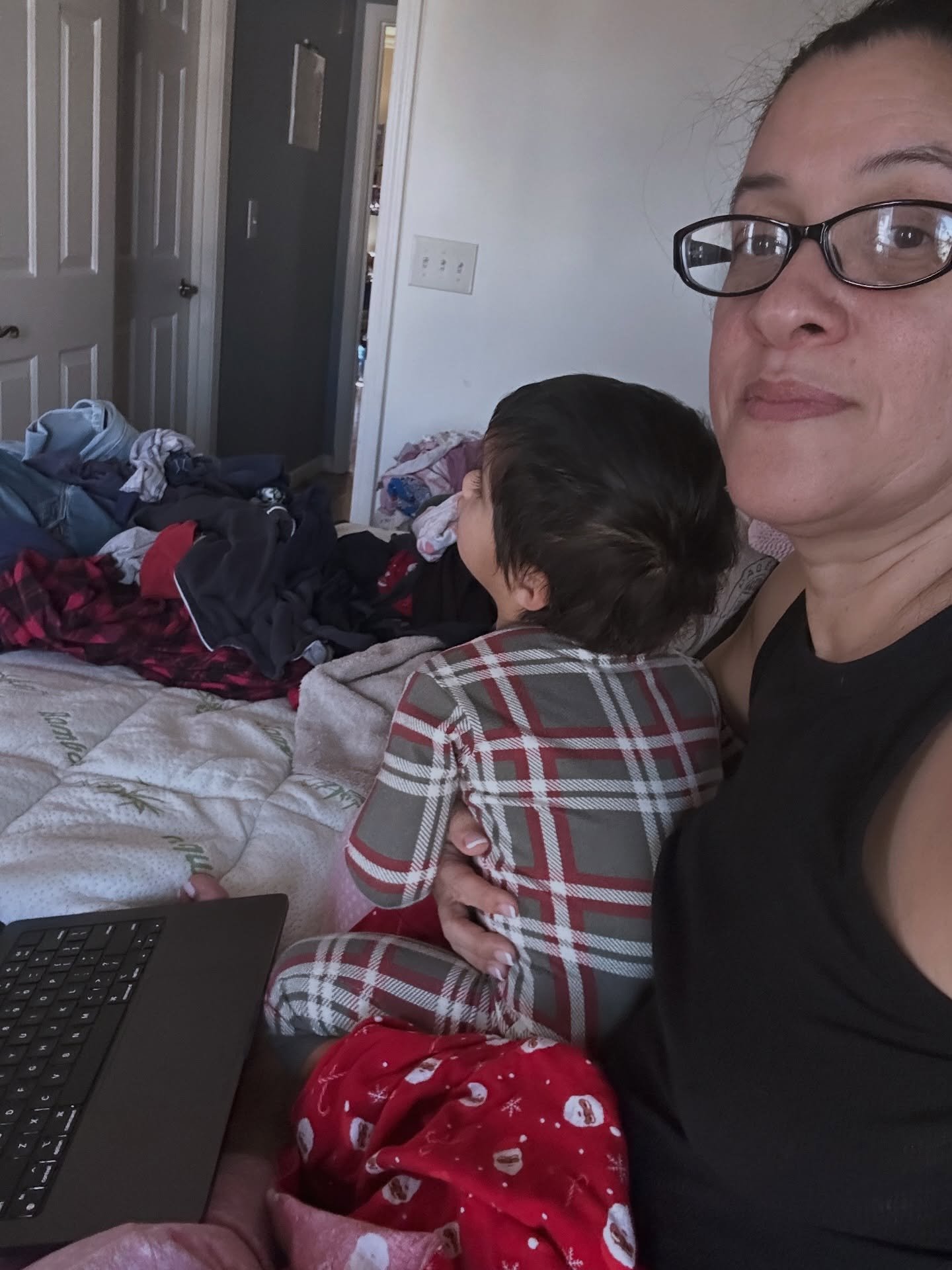 Independent author life looks a lot like this:

Manuscript open.
Grandbaby in my lap.
Laundry waiting.
House slightly chaotic.

I split my time between editing chapters and being &ldquo;Nonnie,&rdquo; and somewhere in between I try to keep the house 