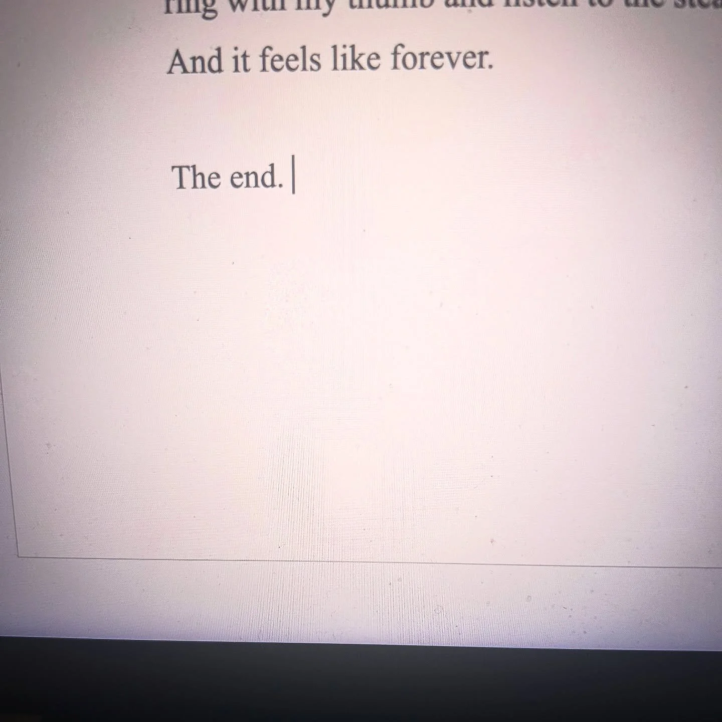 I&rsquo;ve been a little quiet lately&hellip; and now you know why.

While focusing on my health, I was also finishing a story that feels more personal than anything I&rsquo;ve written before.

Tonight I typed two words.

The end.

But this one?
It&r