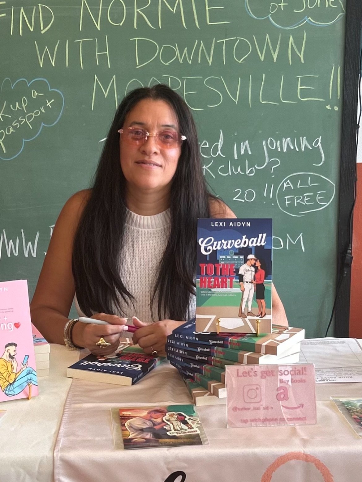 Thank you to @fredandjunes for having me.

I had such a good time. Getting to talk with readers, recommend books, and just hang out in such a cozy space.

If you didn&rsquo;t get a chance to stop by, I did leave some signed copies behind, so you can 