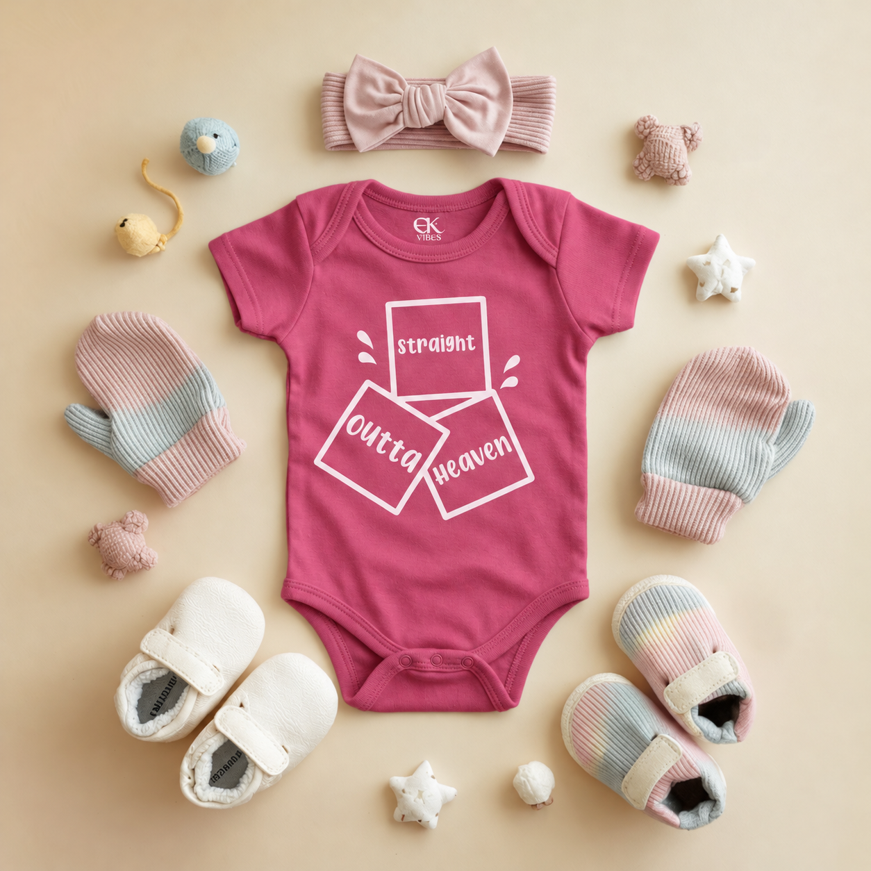 Onesie - Straight Outta Heaven - B&W Design v1.jpg
