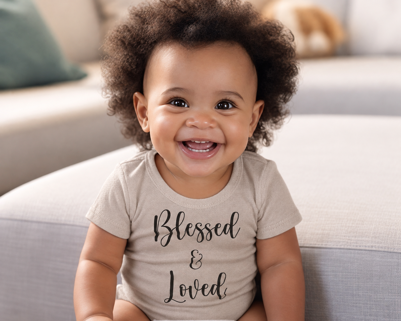 Onesie - Blessed & Loved - B&W Design v3.jpg
