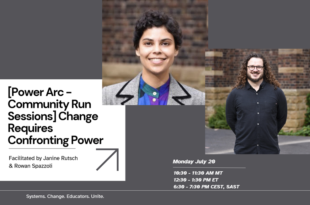 Double Power Hour [Power Arc - Community Run Sessions]&nbsp; Change Requires Confronting Power